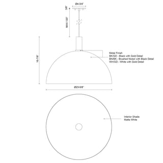 Archibald 24 in Pendant