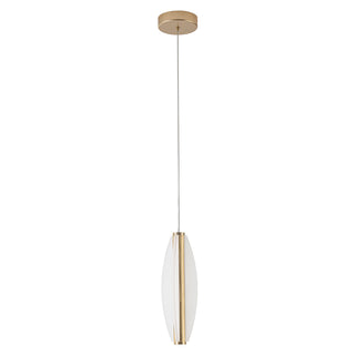 Agnes 13 in Brushed Gold Dimmable LED Pendant