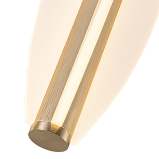 Agnes 13 in Brushed Gold Dimmable LED Pendant