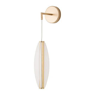 Agnes 23 in Brushed Gold Dimmable LED Wall Sconce