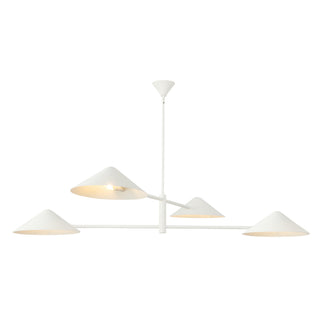 Ashford 58 in Antique White Chandelier