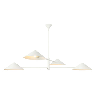 Ashford 58 in Antique White Chandelier