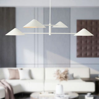 Ashford 58 in Antique White Chandelier