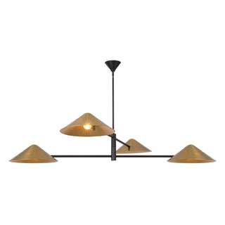 Ashford 58 in Brushed Gold Chandelier