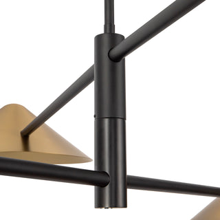 Ashford 58 in Brushed Gold Chandelier