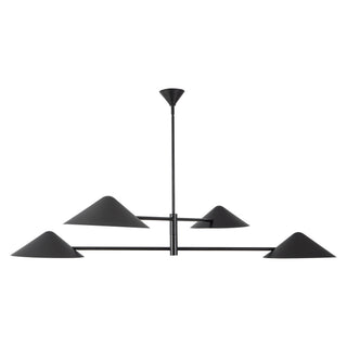 Ashford 58 in Matte Black Chandelier