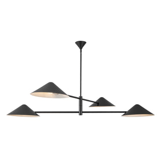 Ashford 58 in Matte Black Chandelier