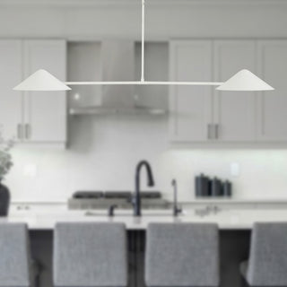 Ashford 58 in Antique White Linear Pendant