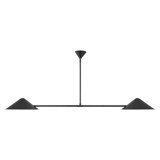Ashford 58 in Matte Black Linear Pendant