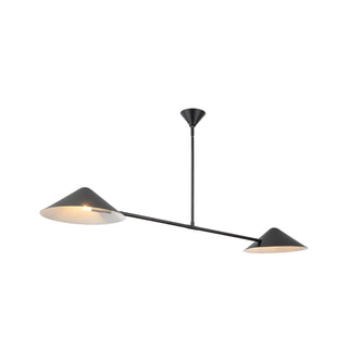 Ashford 58 in Matte Black Linear Pendant