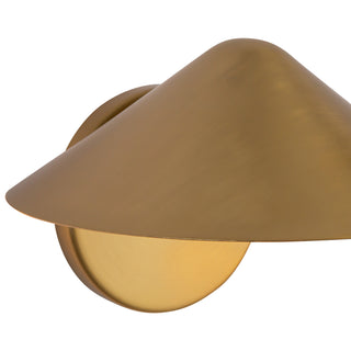 Ashford 9 in Brushed Gold Wall Sconce
