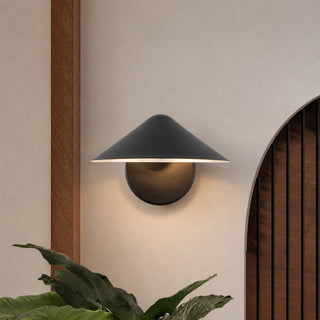 Ashford 9 in Matte Black Wall Sconce