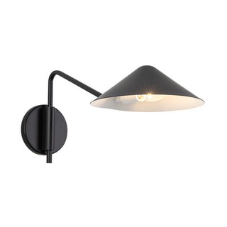 Ashford 19 in Matte Black Wall Sconce