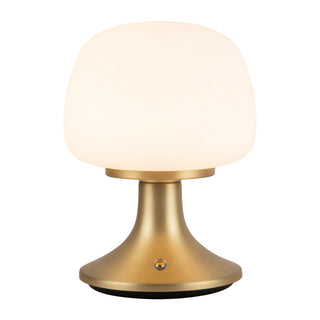 Bea 8 in Brushed Gold Dimmable LED Table Lamp