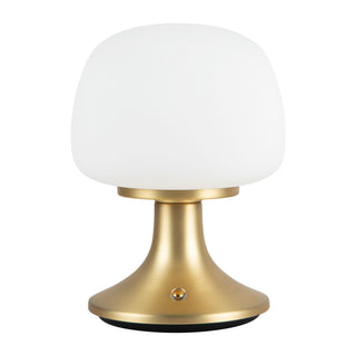Bea 8 in Brushed Gold Dimmable LED Table Lamp