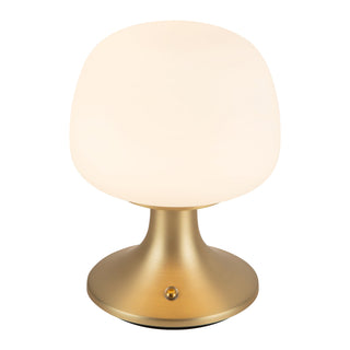 Bea 8 in Brushed Gold Dimmable LED Table Lamp