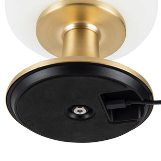 Bea 8 in Brushed Gold Dimmable LED Table Lamp