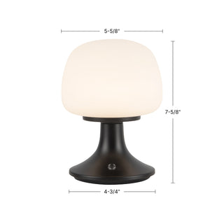 Bea 8 in Brushed Gold Dimmable LED Table Lamp