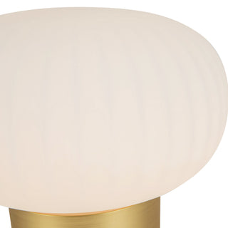 Boe 6 in Brushed Gold Dimmable LED Table Lamp