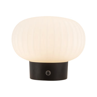 Boe 6 in Matte Black Dimmable LED Table Lamp