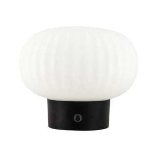 Boe 6 in Matte Black Dimmable LED Table Lamp