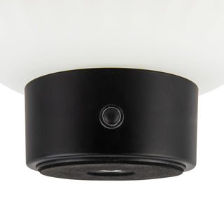 Boe 6 in Matte Black Dimmable LED Table Lamp