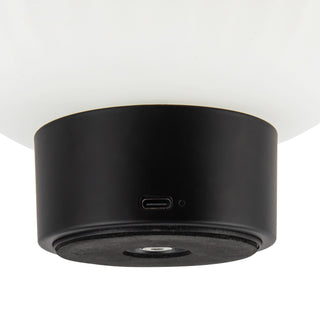 Boe 6 in Matte Black Dimmable LED Table Lamp