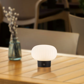 Boe 6 in Matte Black Dimmable LED Table Lamp
