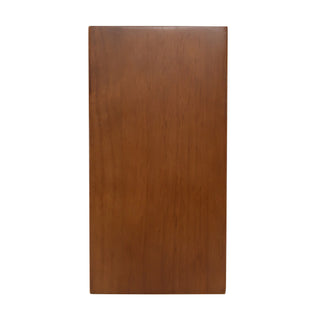 Bosco 5 in (10 in Height) Solid Wood Dimmable LED Flush Mount with Natural Oak Finish