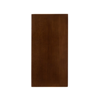 Bosco 5 in (10 in Height) Solid Wood Dimmable LED Wall Sconce with Dark Walnut Finish