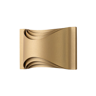 Brent 10 in Gold Dimmable LED Wall Sconce