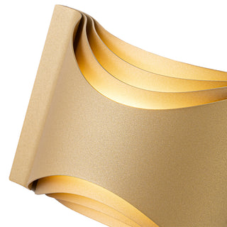 Brent 10 in Gold Dimmable LED Wall Sconce