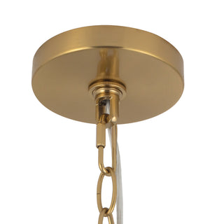 Broomfield 16 in Pendant with Clear Ribbed Glass