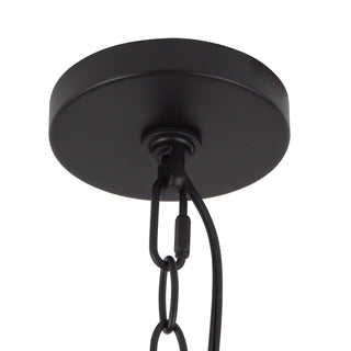 Broomfield 16 in Pendant with Clear Ribbed Glass