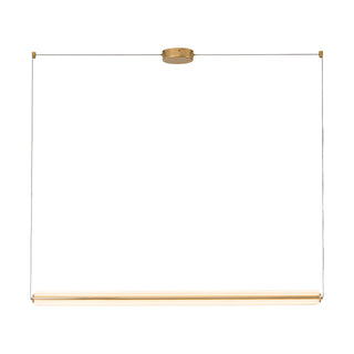 Brume 49 in Brushed Gold Dimmable LED Linear Pendant