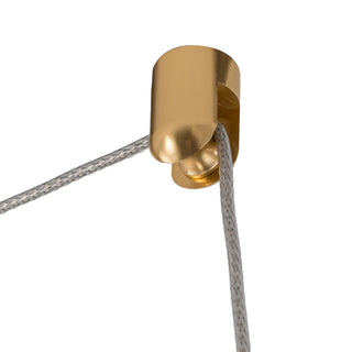 Brume 49 in Brushed Gold Dimmable LED Linear Pendant