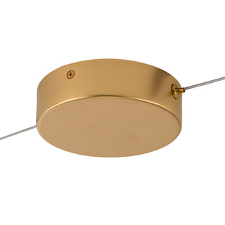 Brume 49 in Brushed Gold Dimmable LED Linear Pendant