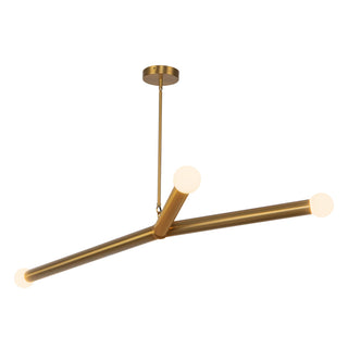 Calla 52 in Brushed Gold Dimmable LED Chandelier