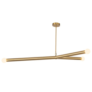 Calla 52 in Brushed Gold Dimmable LED Chandelier