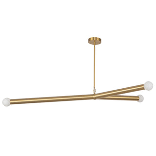 Calla 52 in Brushed Gold Dimmable LED Chandelier