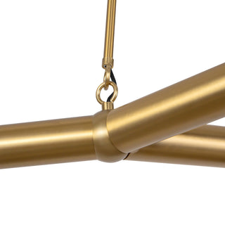 Calla 52 in Brushed Gold Dimmable LED Chandelier