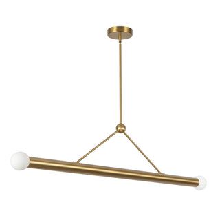 Calla 52 in Brushed Gold Dimmable LED Linear Pendant