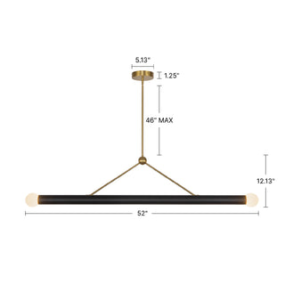 Calla 52 in Dimmable LED Linear Pendant