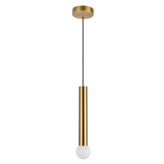 Calla 16 in Brushed Gold Dimmable LED Pendant