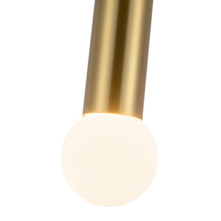 Calla 16 in Brushed Gold Dimmable LED Pendant
