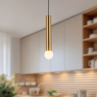 Calla 16 in Brushed Gold Dimmable LED Pendant