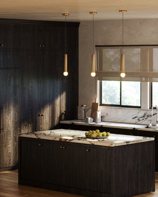 Calla 16 in Brushed Gold Dimmable LED Pendant