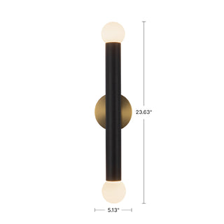Calla 24 in Brushed Gold Dimmable LED Vanity Light