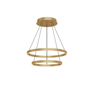 Cerchio 24 in 2 Layer Chandelier
