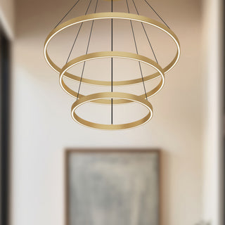 Cerchio 32 in 3 Layer Up/Down Chandelier